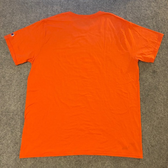 Champion Clemson Tigers Mens 2XL Orange Short Sleeve Graphic T-Shirt NCAA Sports - Picture 2 of 8